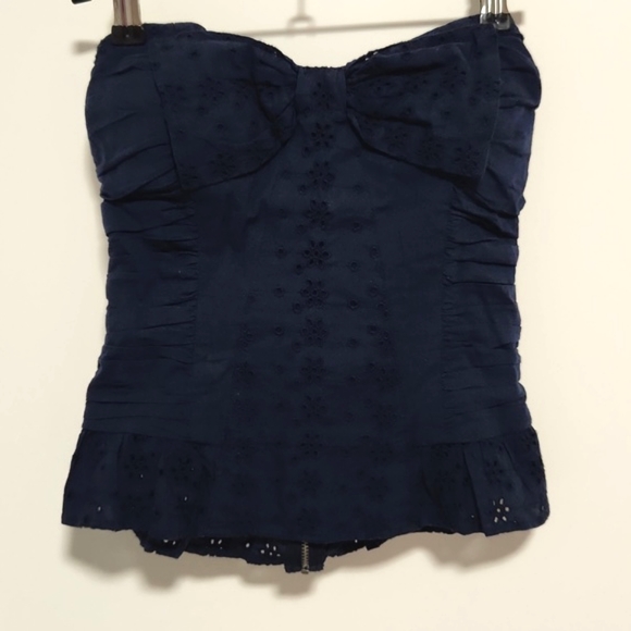 Jessica Simpson Blue Corset Top - Picture 12 of 12